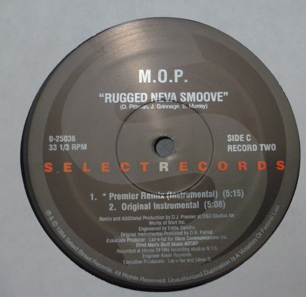 M.O.P. : Rugged Neva Smoove (2x12", Single, RE)