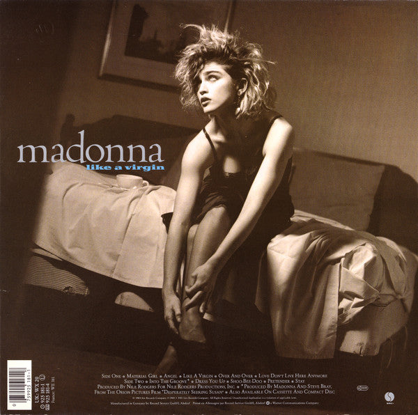 Madonna : Like A Virgin (LP, Album, RE, RSA)