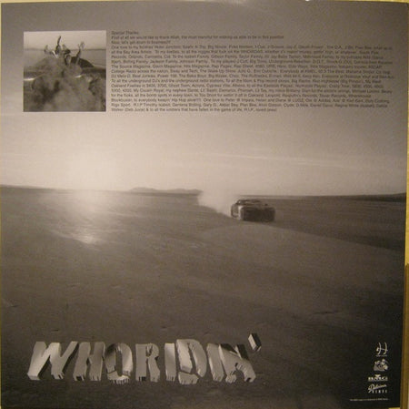 The WhoRidas : Whoridin' (2xLP, Album)