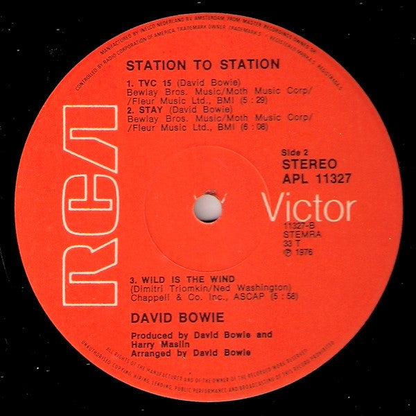 David Bowie : Station To Station (LP, Album)