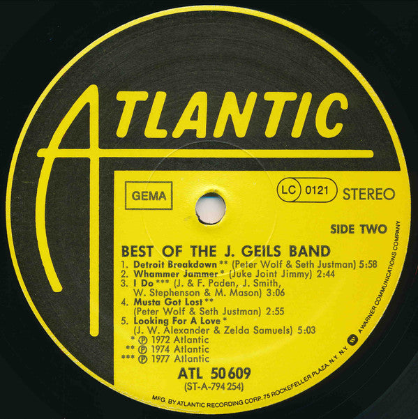 The J. Geils Band : Best Of The J. Geils Band (LP, Comp)