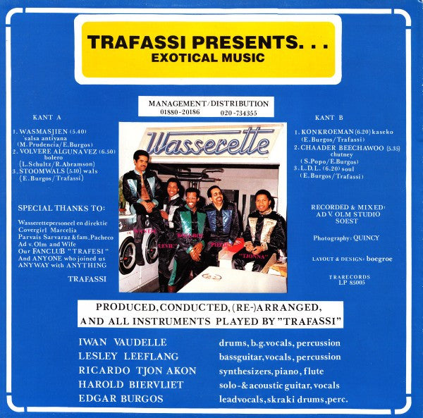 Trafassi : Wasmasjien (LP, Album)