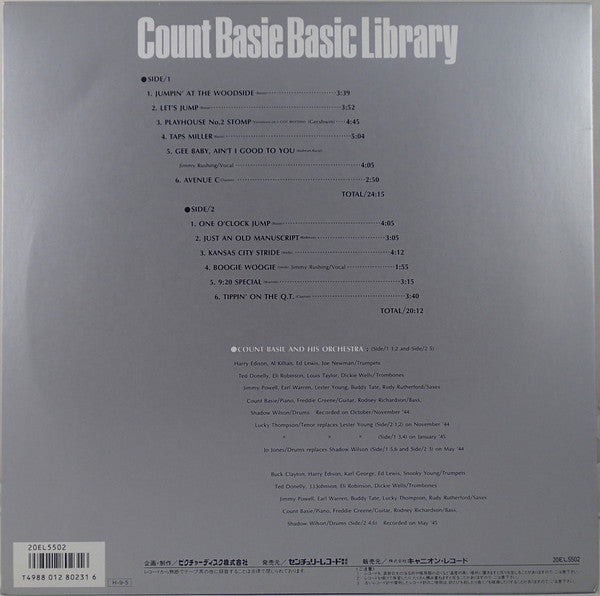 Count Basie : Basic Library (LP, Comp, Mono, Pic)