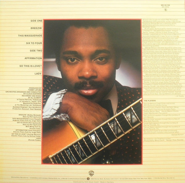 George Benson : Breezin' (LP, Album)