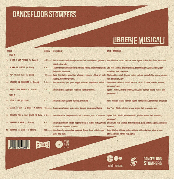 Dancefloor Stompers : Librerie Musicali (LP, Album)