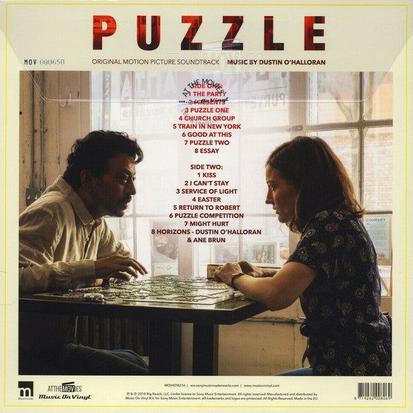 Dustin O'Halloran : Puzzle (Original Motion Picture Soundtrack) (LP, Album, Ltd, Num, Yel)