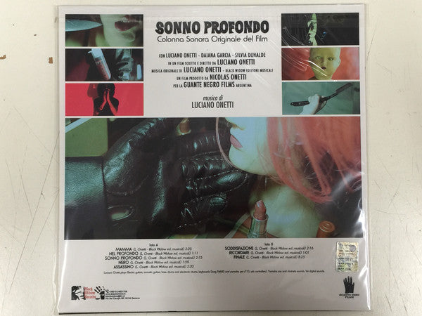 Luciano Onetti : Sonno Profondo - Original Soundtrack (LP, Album)