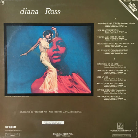 Diana Ross : Diana Ross (LP, Album, RE)