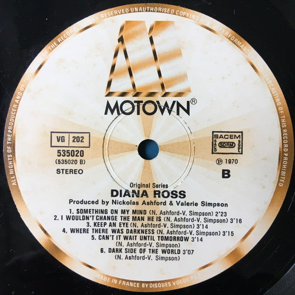 Diana Ross : Diana Ross (LP, Album, RE)