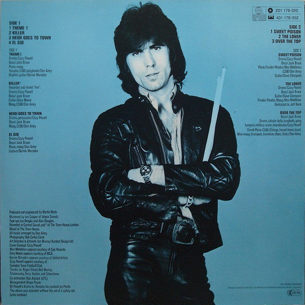 Cozy Powell : Over The Top (LP, Album)