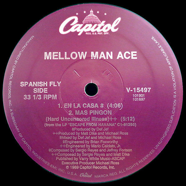 Mellow Man Ace : Rhyme Fighter (12", Single)