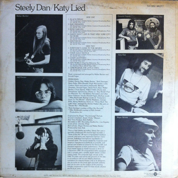 Steely Dan : Katy Lied (LP, Album)