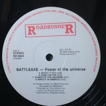 Battleaxe : Power From The Universe (LP, Album)