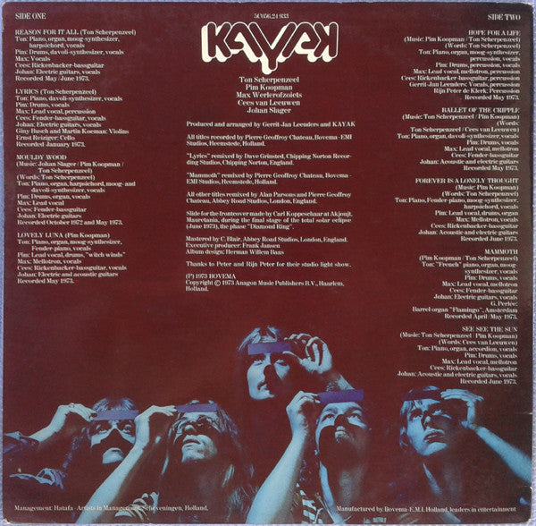 Kayak : See See The Sun (LP, Album)
