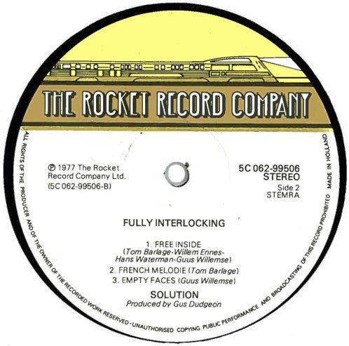 Solution (4) : Fully Interlocking (LP, Album)