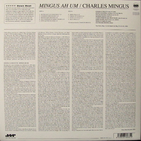 Charles Mingus : Mingus Ah Um (LP, Album, Ltd, RE, RM, 180)