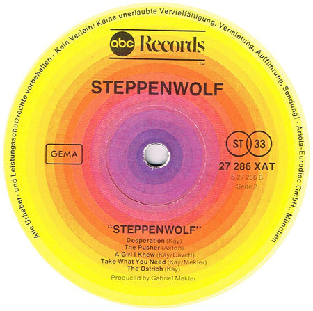 Steppenwolf : Steppenwolf (LP, Album, RE)