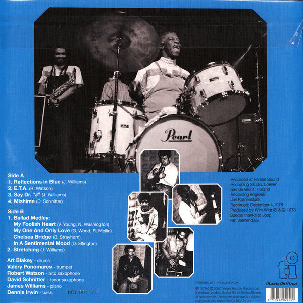 Art Blakey And The Jazzmessengers* : Reflections In Blue (LP, Album, Num, RE, RM, Blu)