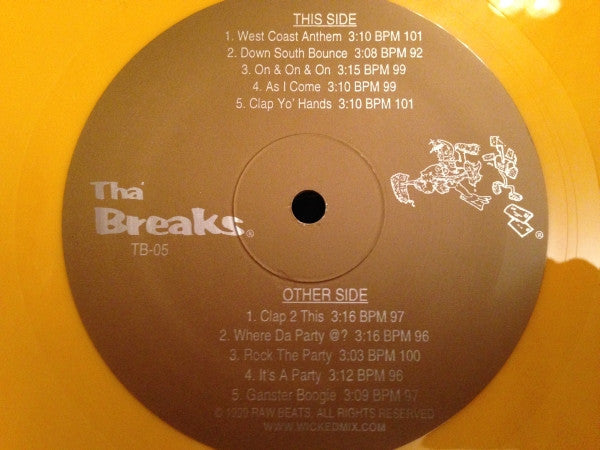 Raw Beats : Tha' Breaks #05 (12", Yel)