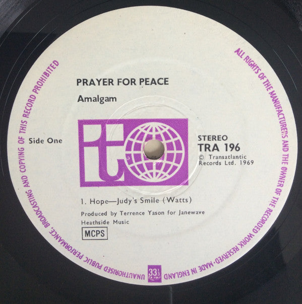 Amalgam (2) : Prayer For Peace (LP, Album)