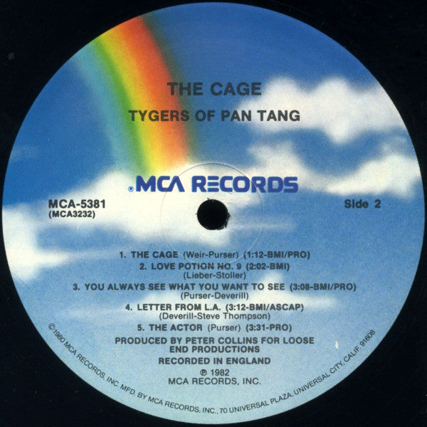 Tygers Of Pan Tang : The Cage (LP, Album)