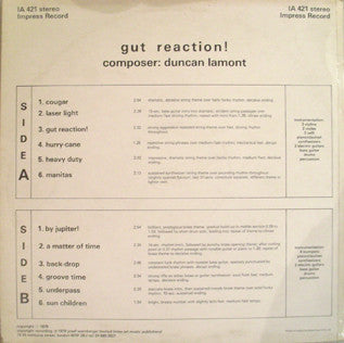 Duncan Lamont : Gut Reaction! (LP)