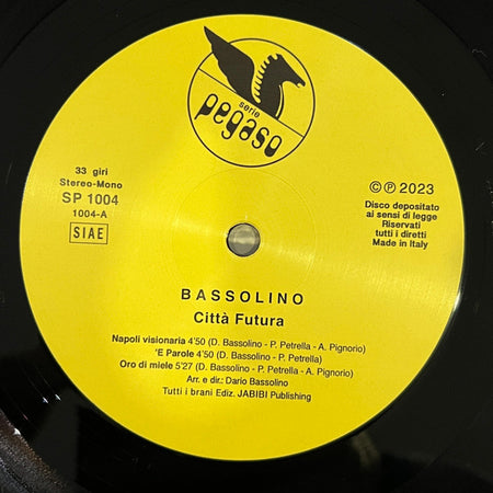 Bassolino* : Citta' Futura (LP, Album, Mono)