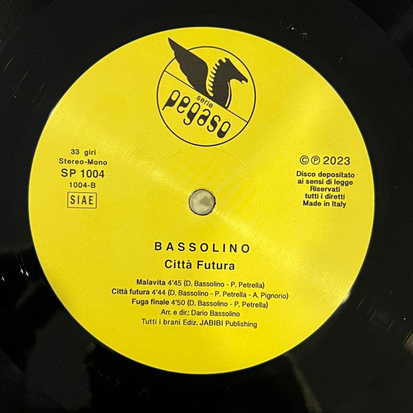 Bassolino* : Citta' Futura (LP, Album, Mono)