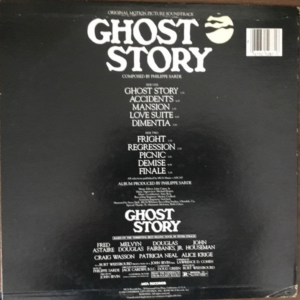 Philippe Sarde : Ghost Story - Original Motion Picture Soundtrack (LP, Album, Glo)