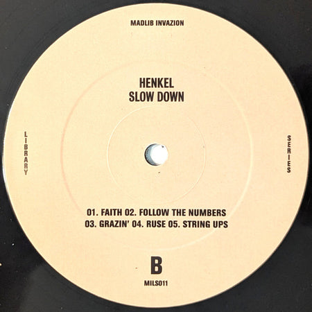 Henkel* : Slow Down  (LP, Album)