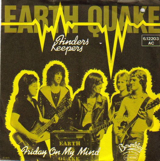 Earth Quake (2) : Finders Keepers (7", Single)