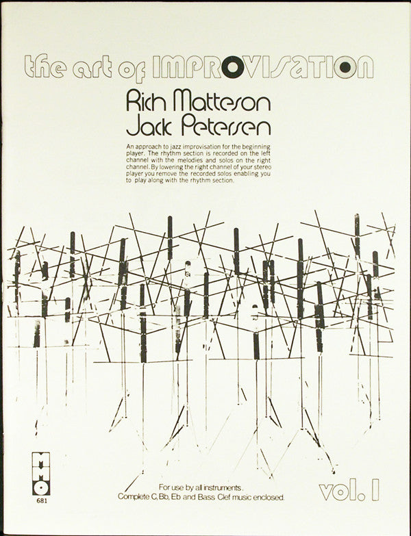 Rich Matteson, Jack Petersen : The Art Of Improvisation Vol. 1 (LP)