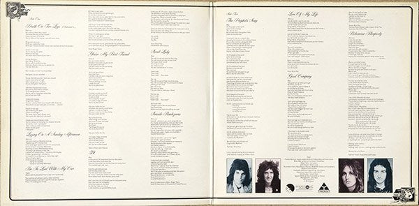 Queen : A Night At The Opera (LP, Album, Gat)