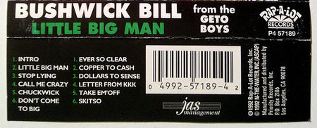 Bushwick Bill : Little Big Man (Cass, Album)