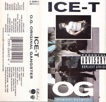 Ice-T : O.G. Original Gangster (Cass, Album, Club, SR)