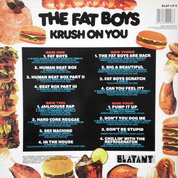 The Fat Boys* : Krush On You (2xLP, Comp)