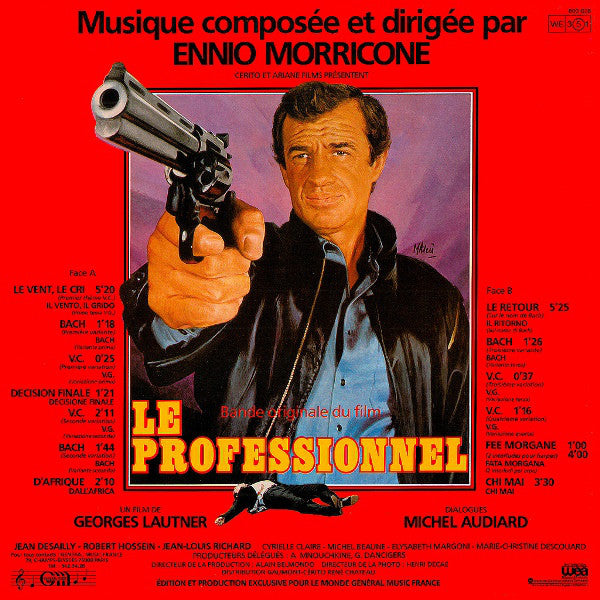 Ennio Morricone : Le Professionnel (Bande Originale Du Film) (LP, Album, Gat)