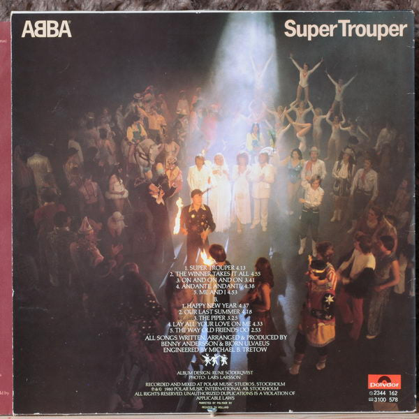 ABBA : Super Trouper (LP, Album, Fra)