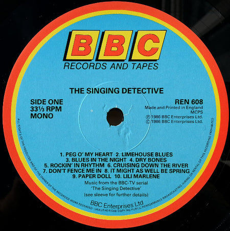 Various : The Singing Detective: Music From The BBC TV Serial (LP, Album, Comp, Mono)