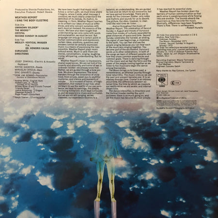 Weather Report : I Sing The Body Electric (LP, Album, RE)