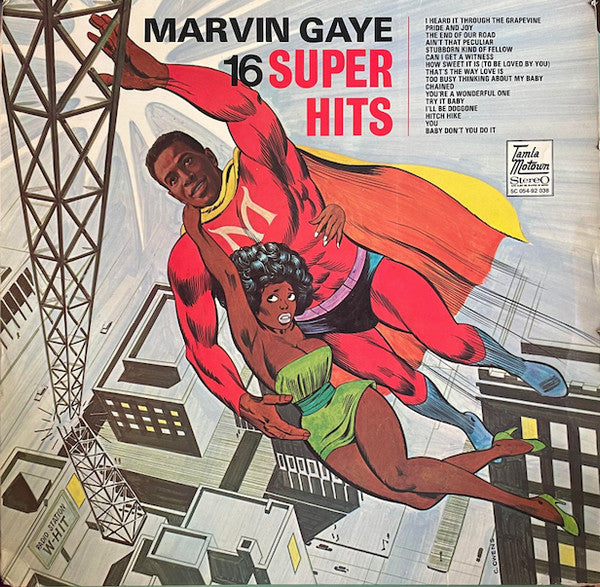 Marvin Gaye : 16 Super Hits (LP, Comp)
