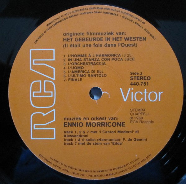 Ennio Morricone : Het Gebeurde In Het Westen (LP, Album)