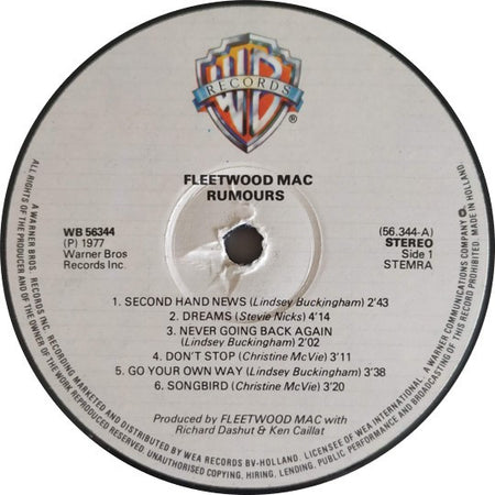 Fleetwood Mac : Rumours (LP, Album, RE)