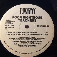 Poor Righteous Teachers : Rock Dis Funky Joint (12", RE)