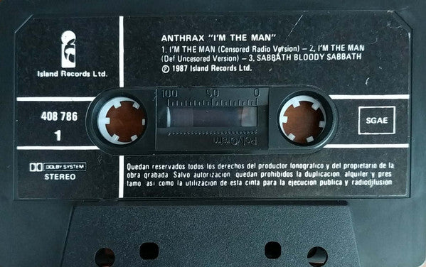 Anthrax : I'm The Man (Cass, Maxi)