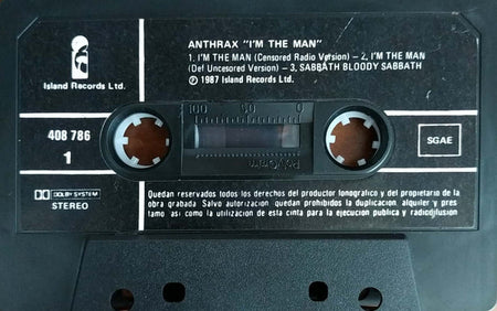 Anthrax : I'm The Man (Cass, Maxi)