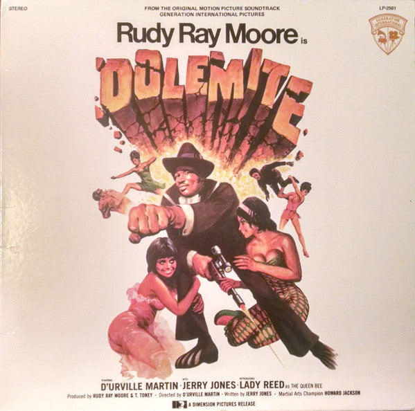 Rudy Ray Moore : Rudy Ray Moore Is "Dolemite" (From The Original Motion Picture Soundtrack) (LP, Album, RE)