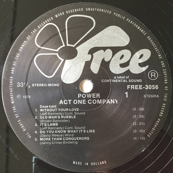 Act One Company : Power (LP, Album)