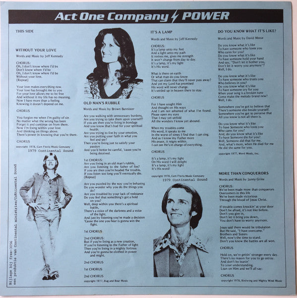 Act One Company : Power (LP, Album)