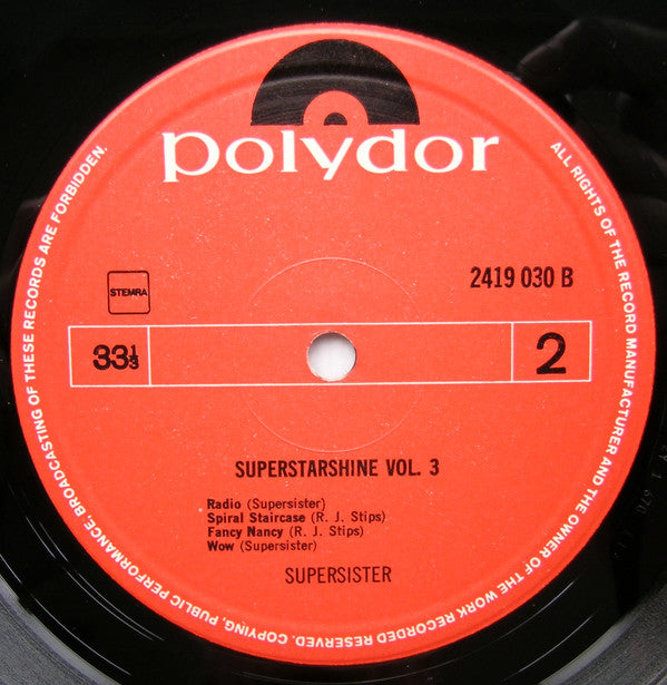 Supersister (2) : Superstarshine Vol. 3 (LP, Comp)